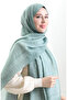 Karaca Natural Fiber Shawl 82008-14 Mint Green - 2