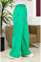 Elastic Waist Wide Leg Trousers 4501-03 Green