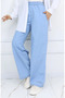 Tensel Buy Elasticated Jeans 7568-04 Sky Blue - 4