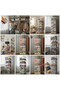 Set of 12 30 Liter (30X12) Horizontal Food Storage Containers with Plastic Lock-Lids Kitchen Interior-Exterior Organizer - 7