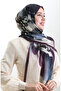 Karaca Natural Fiber Shawl 82005-03 Plum Cream - 2