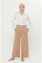 Elastic Waist Trousers 71126-02 Beige - 3