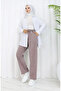Elastic waist jeans 9633-05 dark rose dust