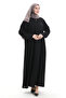 حجم كبير خياطة قطعة سحاب Ferace 6177-01 أسود - 3