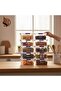 Set of 12 20 Liter (20X12) Horizontal Food Storage Containers with Plastic Locking Lids Kitchen Interior-Exterior Organizer - 4