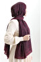 Karaca Natural Fiber Shawl 82008-01 Plum Black - 4