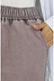 Elastic waist jeans 9633-05 dark rose dust - 5