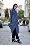 Kaşe coat 5172-11 indigo - 4