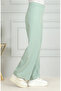 Wide Leg Trousers 1149-08 Water Green - 4