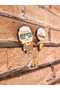Decorative Wooden Keychain with 4 Figures - 2