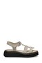 325064.Z 5Fx Beige Women's Wedge Heel Sandals