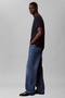 30S Eu Wholesale Jea Men's Crew Neck T-Shirt Navy Blue - 4
