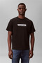 Men's Ss 20S Tonal Metallic Graphic Crew Neck T-Shirt Black - 2
