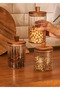 Beatrice Set of 3 Jars with Wooden Lid Natural (580 Cc) - 8