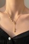 Zircon Stone Starry Stargirl Y Necklace Steel Premium Design - 3