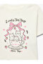 Crew Neck Short Sleeve Cotton Cat Print T-Shirt - 5