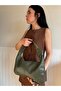 Women's Aster Model Knitted Detailed Small Shoulder Bag - 2