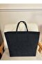 Women's Spring Model Zippered Double Handle Shopper Shoulder Bag - 3