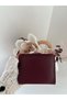 Women's Detachable Card Holder Detailed Faux Leather Wallet - 4