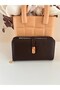 Women's Faux Leather Wallet with Phone Compartment - 5