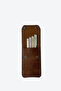 100% Genuine Leather Pen Holder with Snap Closure, Multi-Purpose Leather Case - 4