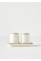 Julia Stoneware Salt Shaker Pepper Shaker Green