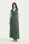 Vest Tie-Detail with Skirt TENCEL™ Set Emerald