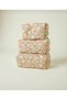 3-Piece Travel Makeup Cosmetic Quilted Bag - 4