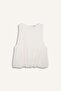 100% Cotton Balloon Fit Poplin Tank Top H2648Ax26Sm - 8