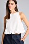 100% Cotton Balloon Fit Poplin Tank Top H2648Ax26Sm - 5