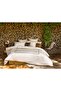 Double Cream Color Black Striped Duvet Cover Set