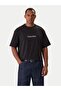 SİYAH LOGOLU ERKEK T-SHIRT