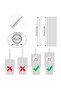 6-Piece Straws 40 oz 1.18L and 30 oz 0.89L Compatible Straw Thermos Mug Water Bottle Replacement Straw Can Be Cut - 2