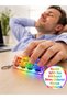 Black Lighted 4-Piece Stress Reliever Mechanical Key Keychain with Sound Mechanical Key Feel • Fun to Use - 7