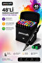 Pencraft 48 Pcs Double Sided Marker Pen Set Bag - 2