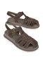 , Women's Genuine Leather Sandals 1611061Zm20 Mink - 4
