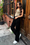 Black High Waist Wide Leg Jeans