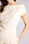 Fitted Boat Neck Blouse H0351Ax26Sp - 6