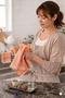 100% Cotton Gingham Patterned Kitchen Drying Cloth Set - 40X60 cm - 2 Pieces - 2