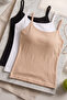 Women's 3-Pack Modal & Cotton Thin Strap Tank Tops - Soft Textured & Breathable Everyday Wear