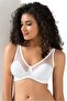Tulle Covered Soft D Cup Bra Women 9200 - 3