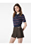 Regular Waist Belt Detailed Regular Fit Mini Short Skirt - 2