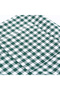 Dark Green Gingham Eco-Friendly Cloth Bag, Linen Arm and Shoulder Bag with Pocket, Unisex Shopping Bag - 8