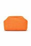Heybes Women's Orange Clutch Portfolio Handbag