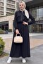 Pocket Detail Zippered Double Set 1697 - Black - 2