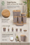 Adhesive Real Bamboo Mink 6-Piece Sapphire Bathroom Set
