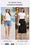 Crew Neck Short Sleeve Ribbed Lycra Bady Blouse T-Shirt - 6