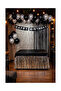 Black Silver Birthday Party Celebration & Curtain & Banner & Table Decoration Set 58 Pieces Product