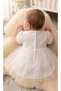 Pink Detailed Lace and Tulle Baby Girl Dress - 3