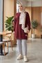 Coat of Arms Slit Detail Tunic 1665 - Burgundy